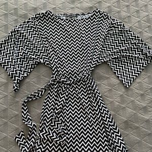 sami + dani chevron jersey mini dress